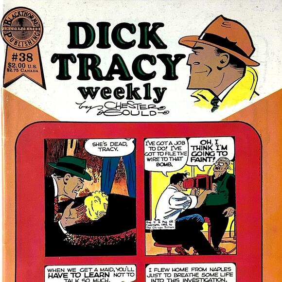 Dick Tracy Monthly #38, 1953 Reprints, June 1988, Blackthorne Comics, NM 9.4 - Picture 1 of 5